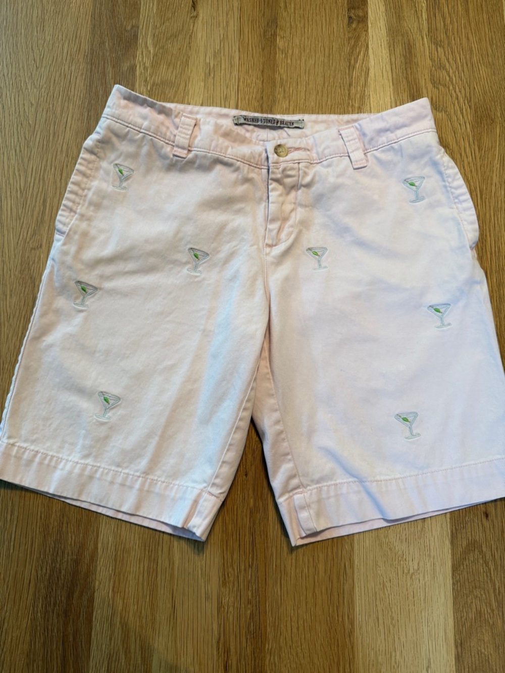 Berle Mfg Co - Vineyard Vines Vibes - Pink Martini Embroidered Bermuda Shorts